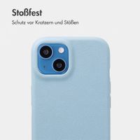 imoshion Texture Backcover Apple iPhone 14 / 13 - Hellblau