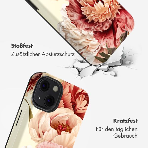 Selencia Vivid Back Cover Apple iPhone 13 - Vintage Peony