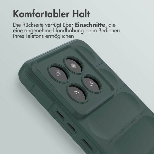 imoshion EasyGrip Backcover Xiaomi 14 Pro - Dunkelgrün