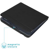 imoshion Slim Hard Case Klapphülle Kobo Libra 2 / Tolino Vision 6 - Schwarz