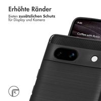 imoshion Brushed Back Cover für das Google Pixel 7a - Schwarz