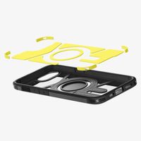 Spigen Tough Armor Backcover MagSafe Apple iPhone 16e - Schwarz
