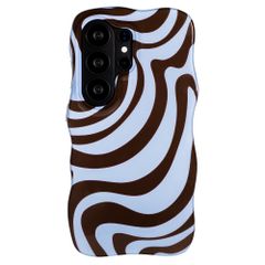 Selencia Vivid Wavy Backcover mit MagSafe Samsung Galaxy S26 Ultra - Dream Swirl Chocolate