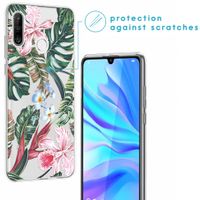 imoshion Design Hülle Huawei P30 Lite - Dschungel - Grün / Rosa