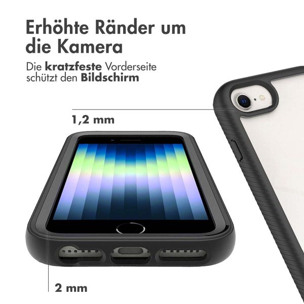 imoshion 360° Full Protective Case für das iPhone SE (2022 / 2020) / 8 / 7 / 6(s) - Schwarz