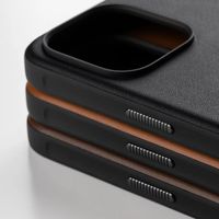 Nomad Modern Leather Case für das iPhone 15 Pro Max - Schwarz