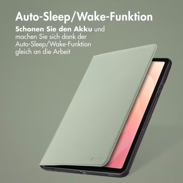 Accezz Classic Klapphülle Samsung Galaxy Tab S11 - Grün