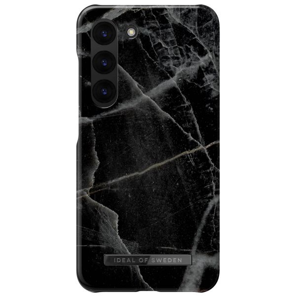 iDeal of Sweden Fashion Back Case für das Samsung Galaxy S23 Plus - Black Thunder Marble