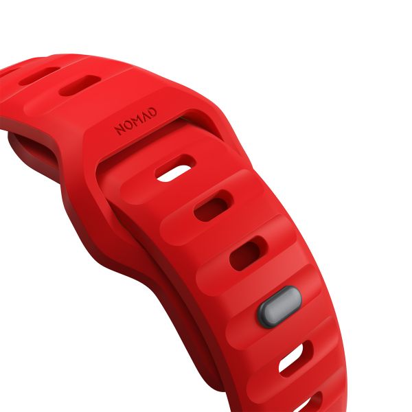 Nomad Sport Band FKM für die Apple Watch Series 1-10 / SE / Ultra (2) - 42/44/45/46/49 mm - Night Watch Red