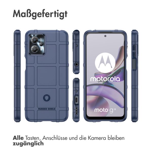 imoshion Rugged Shield Backcover Motorola Moto G13 / G23 - Dunkelblau