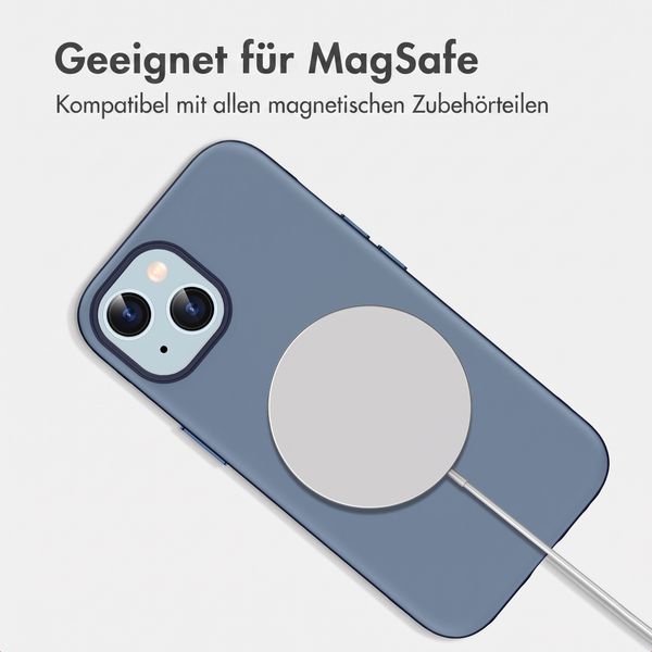 imoshion Color Backcover mit Thin MagSafe Ring Apple iPhone 15 - Dunkelblau