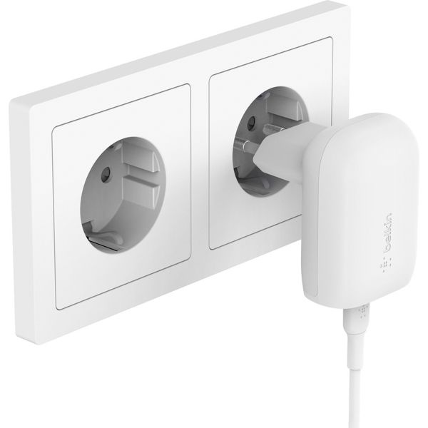 Belkin ﻿Boost↑Charge™ Adapter + USB-C auf Lightning - 1 Meter - 30 W - Weiß