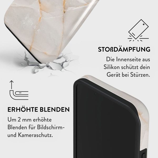 Burga Tough Back Cover für das iPhone 13 - Vanilla Sand