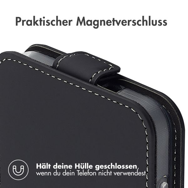 Accezz Flip Case Samsung Galaxy S25 - Schwarz