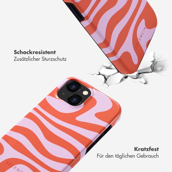 Selencia Vivid Back Cover Apple iPhone 15 - Dream Swirl Pink