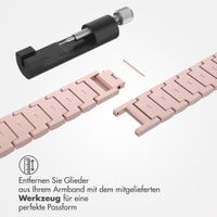 Selencia Sparkle Armband für das  Apple Watch Series 1 t/m 9 / SE (38/40/41 mm) | Series 10 / 11 (42 mm) - Rosa