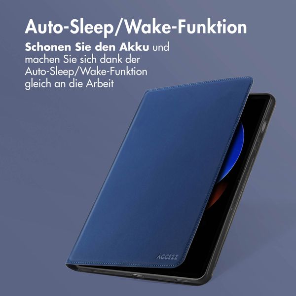 Accezz Classic Tablet Case für das Xiaomi Pad 6S Pro 12.4 - Dunkelblau