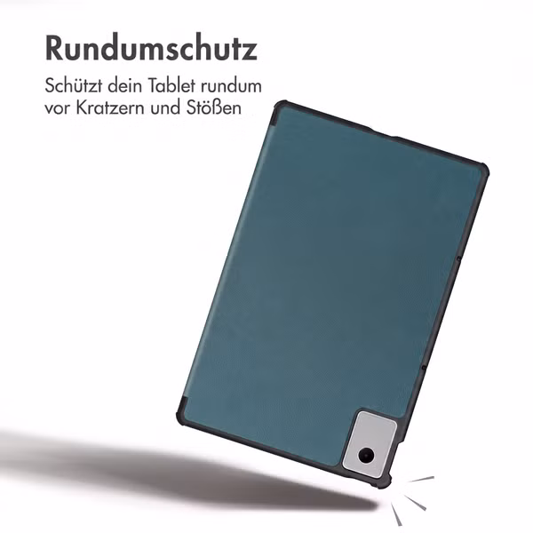imoshion Trifold Klapphülle Lenovo Idea Tab Plus - Dunkelgrün