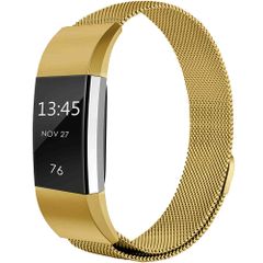 imoshion Mailändische Magnetarmband für das Fitbit Charge 2 - Größe S - Gold