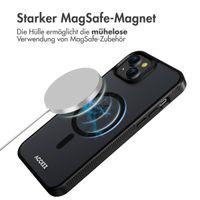 Accezz Rugged Frosted Back Cover mit MagSafe Apple iPhone 15 Plus - Schwarz