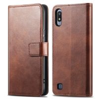 imoshion Luxuriöse Klapphülle Samsung Galaxy A10 - Dunkelbraun