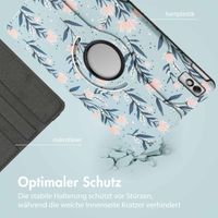 imoshion 360° drehbare Design Klapphülle Lenovo Tab M10 5G - Flowers