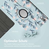 imoshion 360° drehbare Design Klapphülle für das Lenovo Tab M10 5G - Flowers