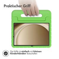 imoshion Schutzhülle mit Handgriff kindersicher für das Samsung Galaxy Tab A9 Plus - Grün