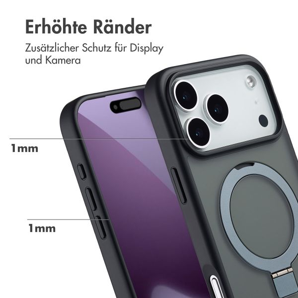Accezz Ring Stand Backcover mit MagSafe Apple iPhone 17 Pro Max - Schwarz