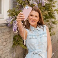 imoshion SilikonHülle mit Band Apple iPhone 14 Pro Max - Sand Pink