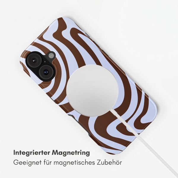 Selencia Vivid Rückabdeckung mit MagSafe Apple iPhone 16 - Dream Swirl Chocolate