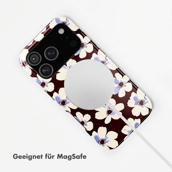 Selencia Vivid Rückabdeckung mit MagSafe Apple iPhone 18 Pro Max / 17 Pro Max - Choco Flower Pop