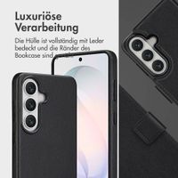 Accezz 2-in-1 Klapphülle aus Leder mit MagSafe Samsung Galaxy S26 Plus - Onyx Black
