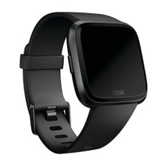 Fitbit Classic Silikonarmband für  Fitbit Versa / Versa 2 / Versa Lite - Größe L - Schwarz