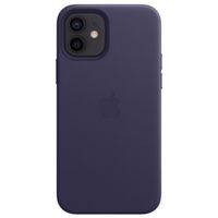 Apple Leder-Case MagSafe für Apple iPhone 12 (Pro) - Deep Violet