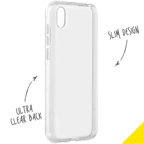 Accezz TPU Clear Cover Transparent für Huawei Y5 (2019)