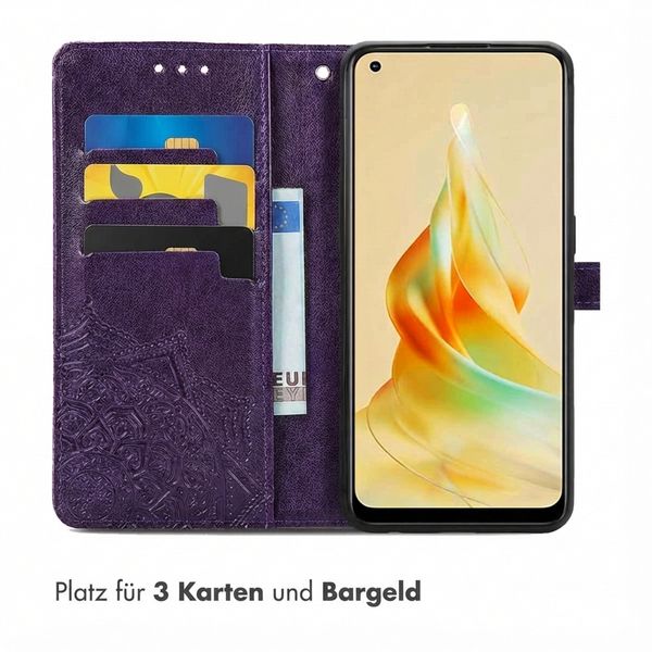 imoshion Mandala Klapphülle Oppo Reno 8 T (4G) - Violett
