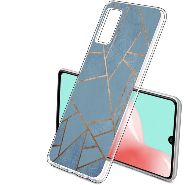 imoshion Design Hülle für das Samsung Galaxy A41 - Blue Graphic