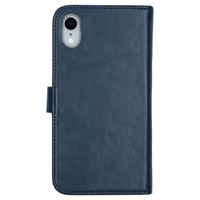 Selencia Echtleder Klapphülle Apple iPhone Xr - Blau