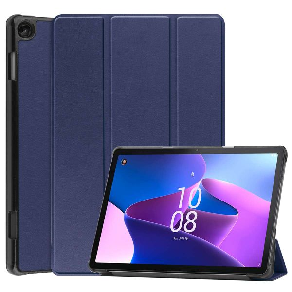 imoshion Trifold Klapphülle für das Lenovo Tab M10 (3rd gen) - Dunkelblau