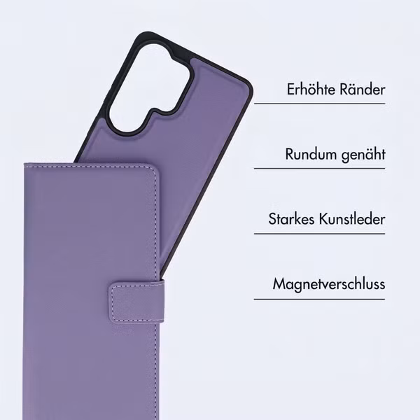 imoshion Herausnehmbare 2-in-1 Luxus-Bookcase Samsung Galaxy S26 Ultra - Violett