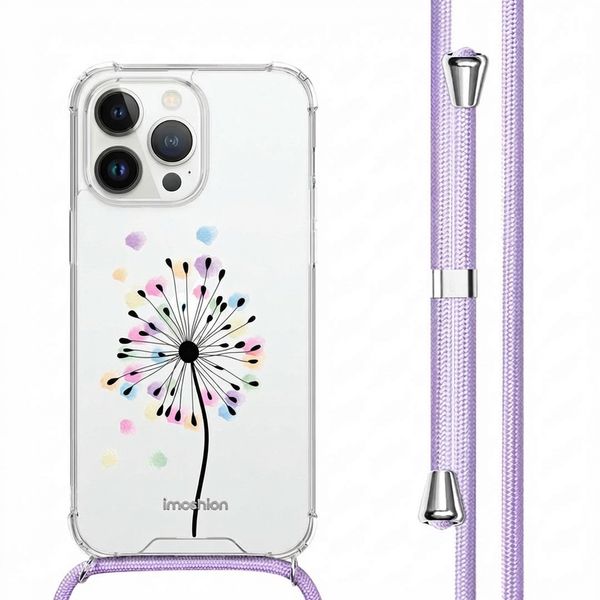 imoshion Design Hülle mit Band Apple iPhone 14 Pro - Sandstone Dandelion