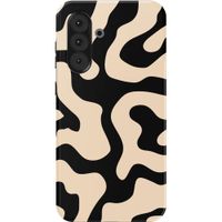 Selencia Vivid Back Cover Samsung Galaxy A36 / A56 - Art Wave Black