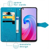 imoshion Mandala Klapphülle Oppo A96 5G - Türkis