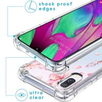 imoshion Design Hülle mit Band für das Samsung Galaxy A40 - Blossom Watercolor