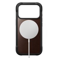 Nomad Rugged Horween Leather Case Apple iPhone 17 Pro - Rustic Brown