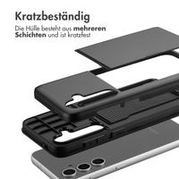 imoshion Backcover mit Kartenfach für das Samsung Galaxy S24 FE - Schwarz