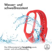 imoshion Silikon Sportarmband für Xiaomi Mi Band 5 / 6 - Rot