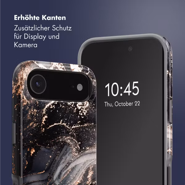 Selencia Vivid Rückabdeckung mit MagSafe Apple iPhone Air - Chic Marble Black
