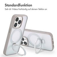 Accezz Ring Stand Backcover mit MagSafe für das Apple iPhone 14 Pro Max - Grey